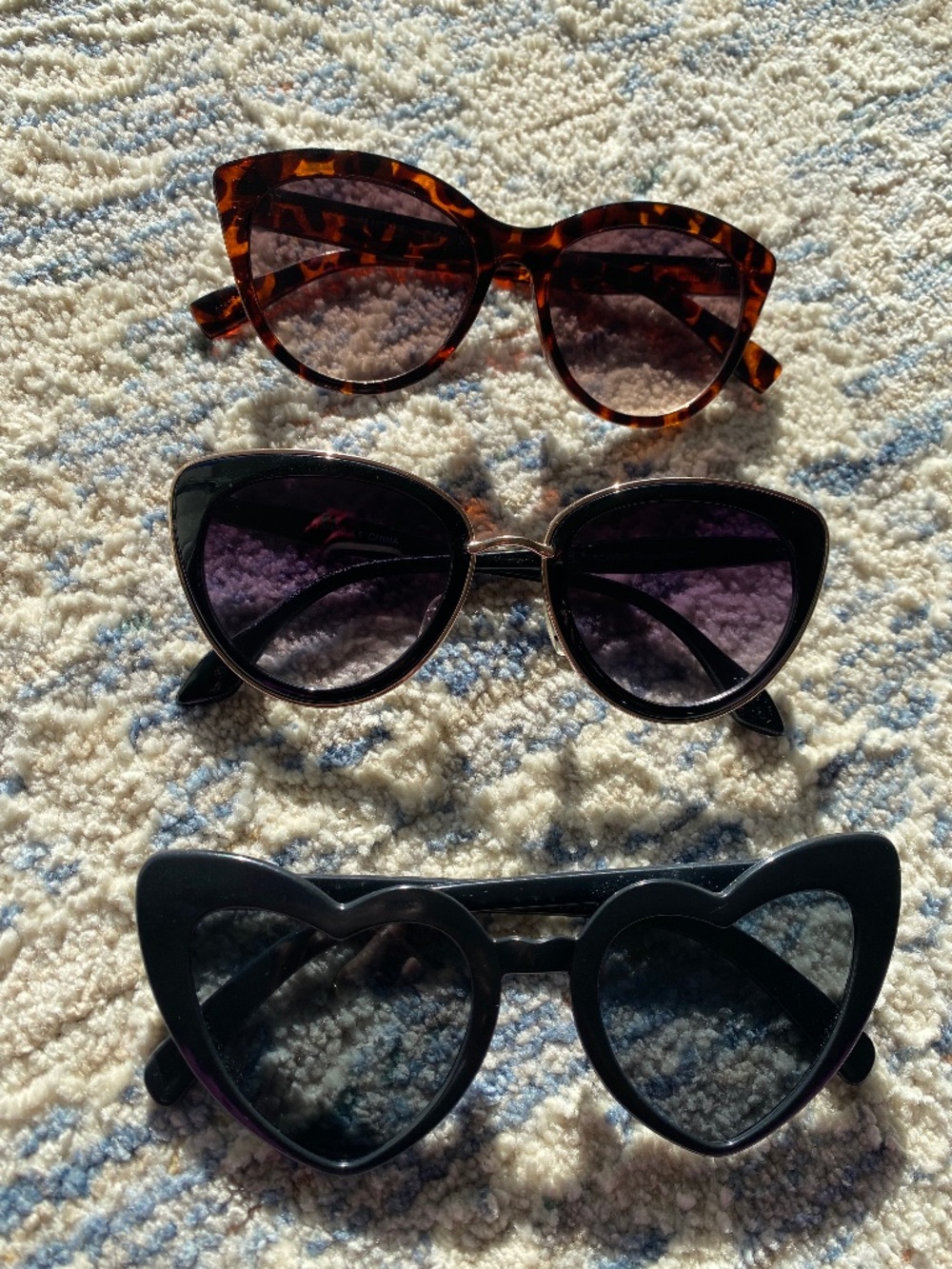 Lot of 3 sunglasses, One Kenneth Copeland Pair